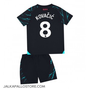 Manchester City Mateo Kovacic #8 Kolmaspaita Lapsille 2023-24 Lyhythihainen (+ shortsit)